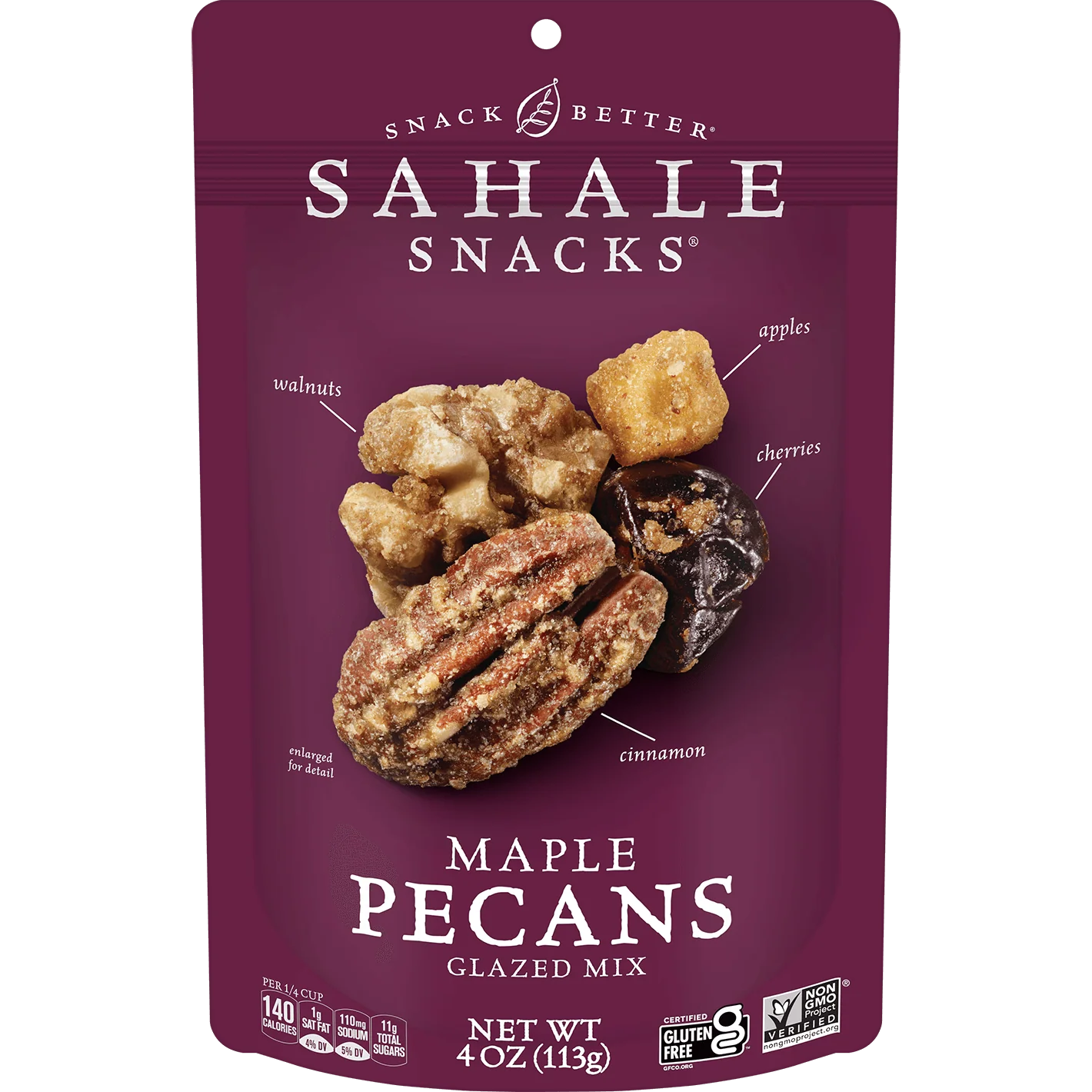 Maple Pecans Glazed Mix Nut Blend - 4 oz. Pouch