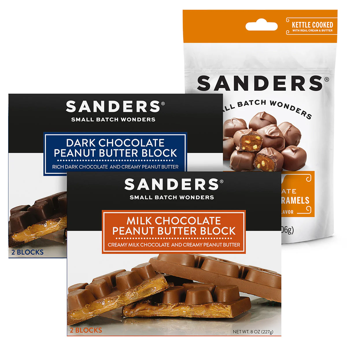 Sanders Candy - Peanut Butter Lovers Variety Pack