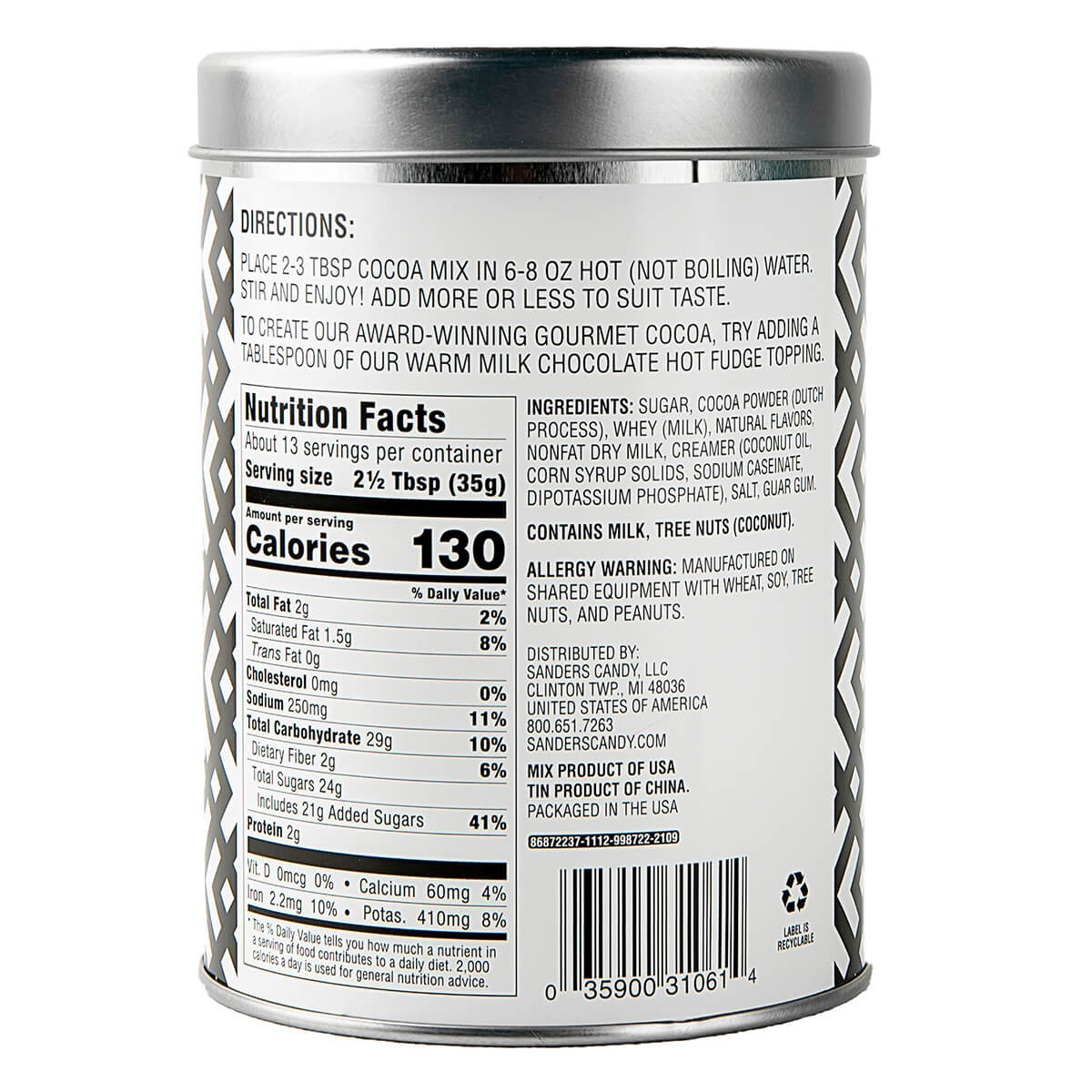 Sanders Candy - Salted Caramel Cocoa Tin - Image 6