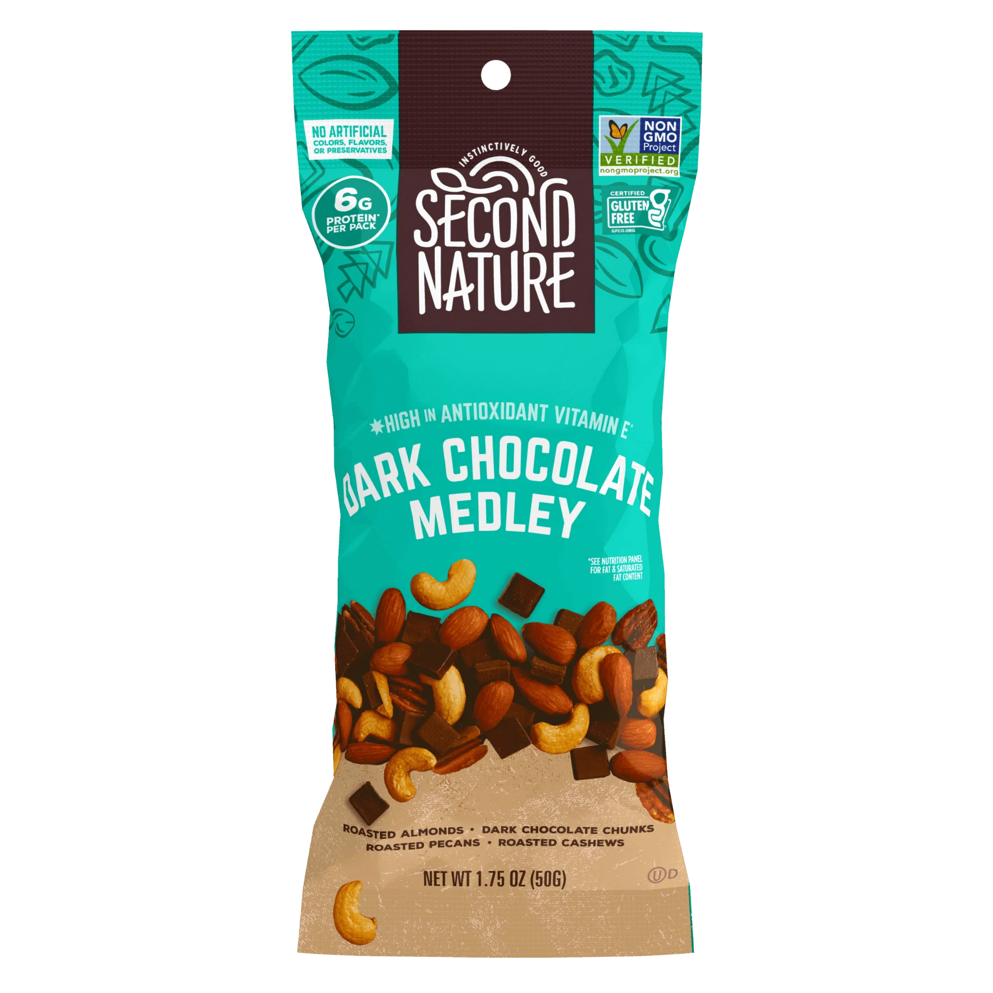 Second Nature Snacks - Dark Chocolate Medley - 12 ct. 1.75 oz.