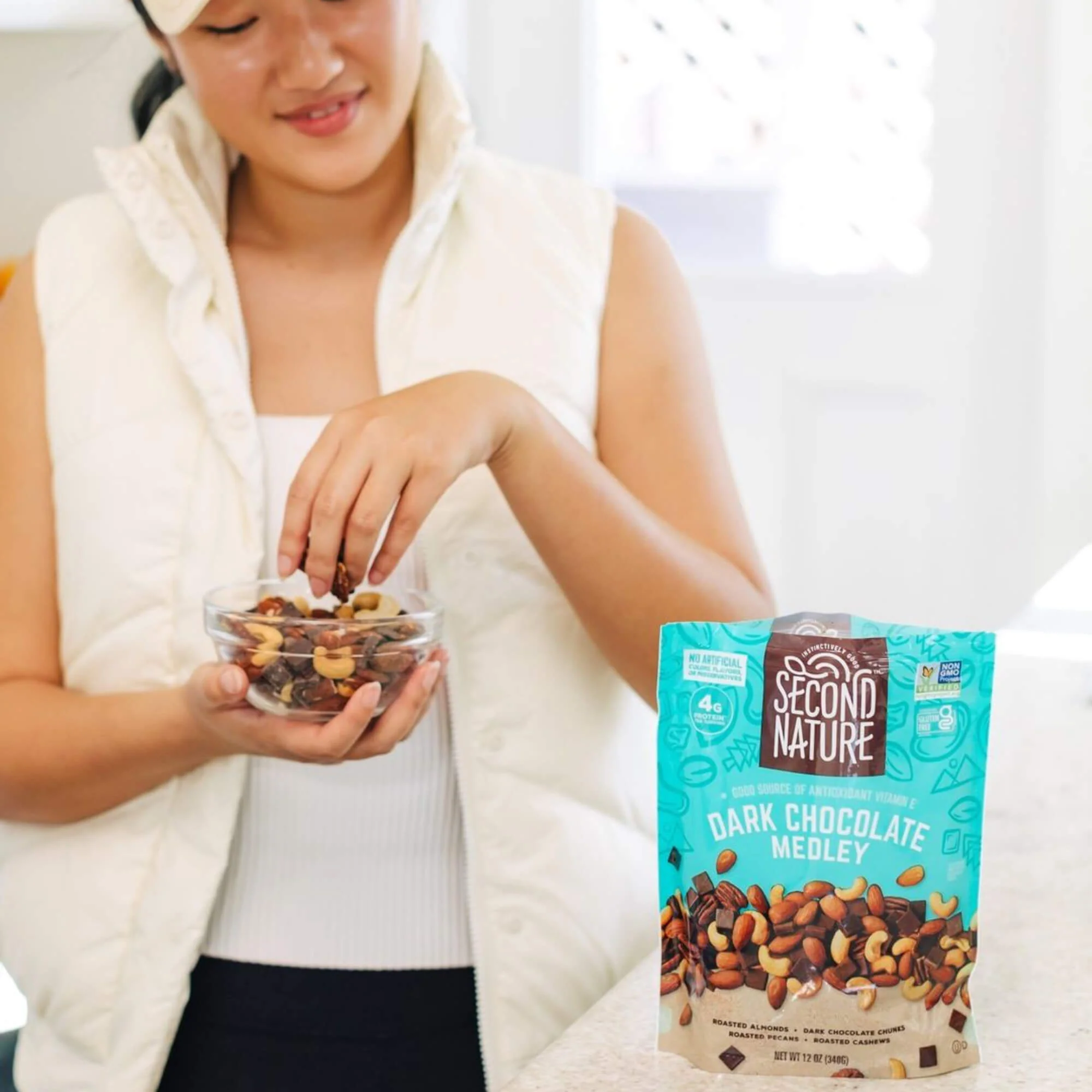 Second Nature Snacks - Dark Chocolate Medley Trail Mix - 12 oz. - Image 4
